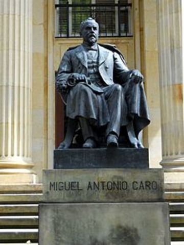 Miguel Antonio Caro sube a la presidencia