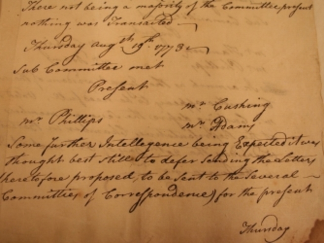 Committees of Correspondence