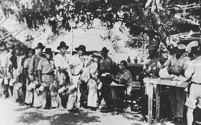 Entrega de armas guerrilla de los llanos