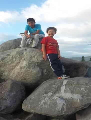 Iendo al parque bulevar con mi hermanito