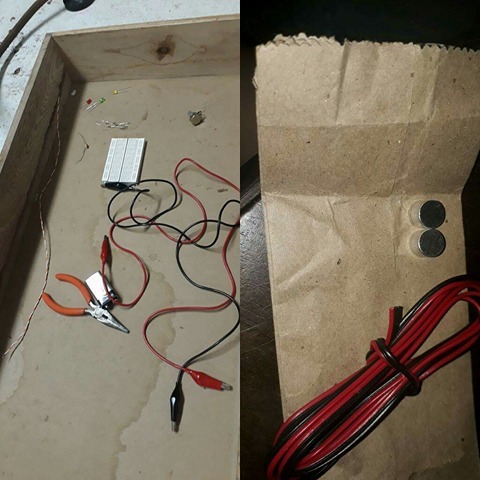 Muestra de los materiales