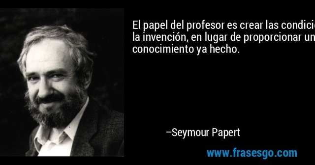 Seymour Papert publica sobre Tec. Educ.