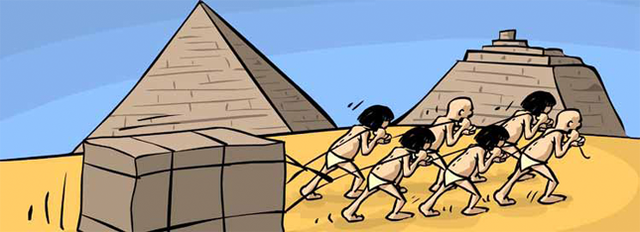 Energía humana (esclavos) y animal