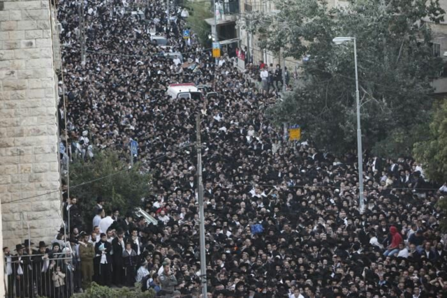 הלוויית הרב עובדיה יוסף זצ"ל