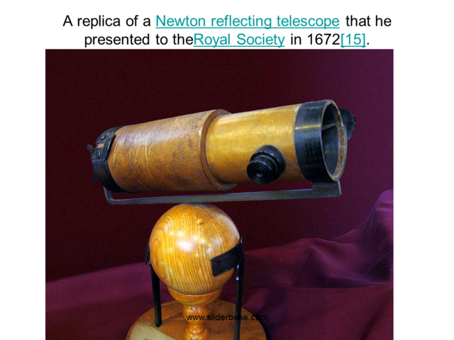 Presentación de la Royal Society