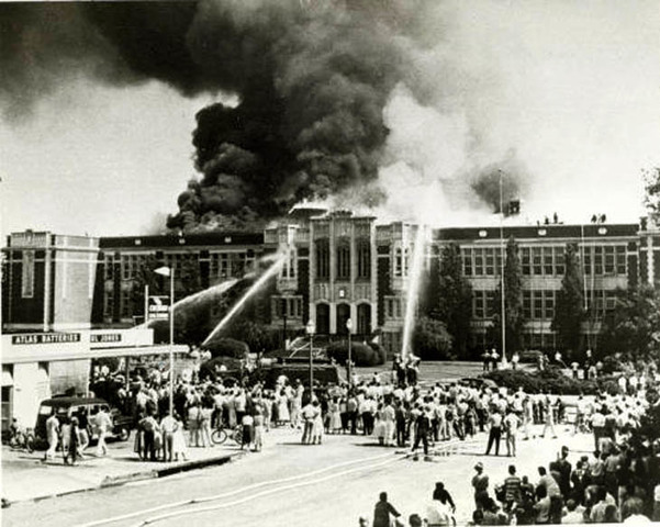 Pomona High School Fire