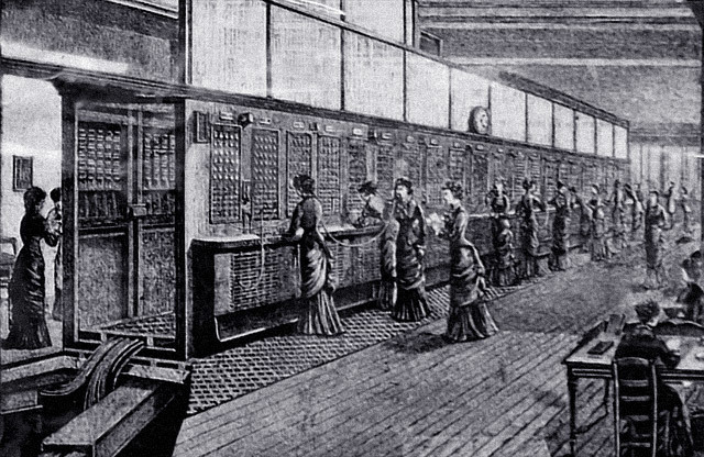 the  first telephone exchange in Russia