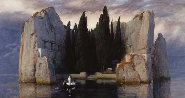 A. Bocklin, L'isola dei morti (Die Toteninsel), 1880-86