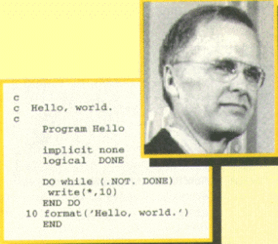 John Backus dirige una investigación en IBM en un lenguaje algebraico