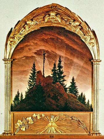 C. D. Friedrich, Altare di Tetschen, 1808