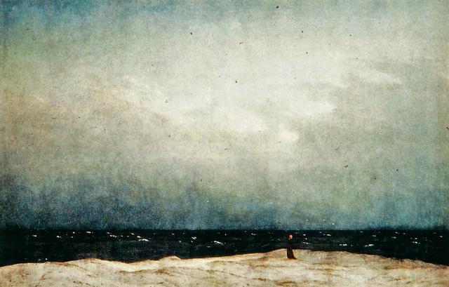 C. D. Friedrich, Monaco in riva al mare, 1808-1810