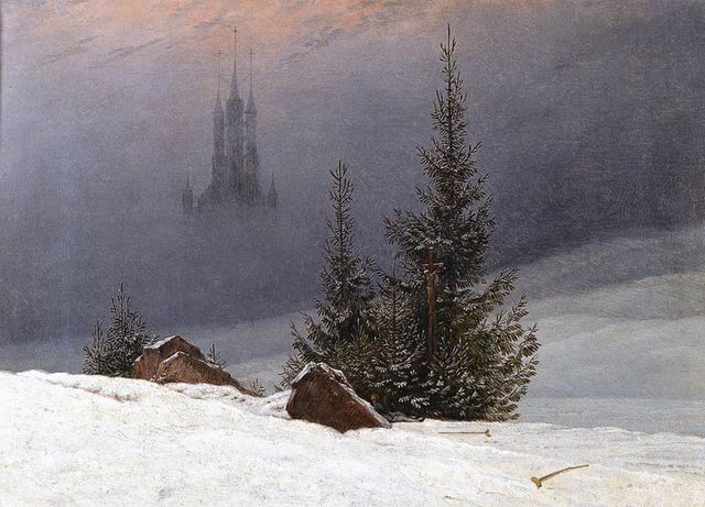 C. D. Friedrich, Paesaggio invernale, 1811