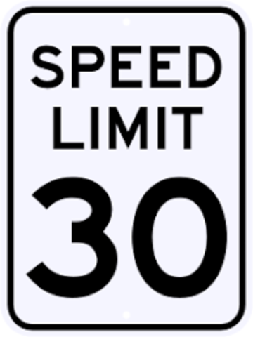 First Speed Limit