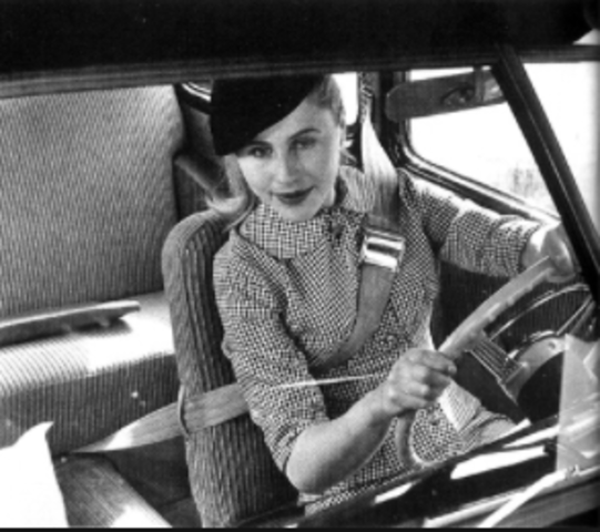 First Seatbelt Installed