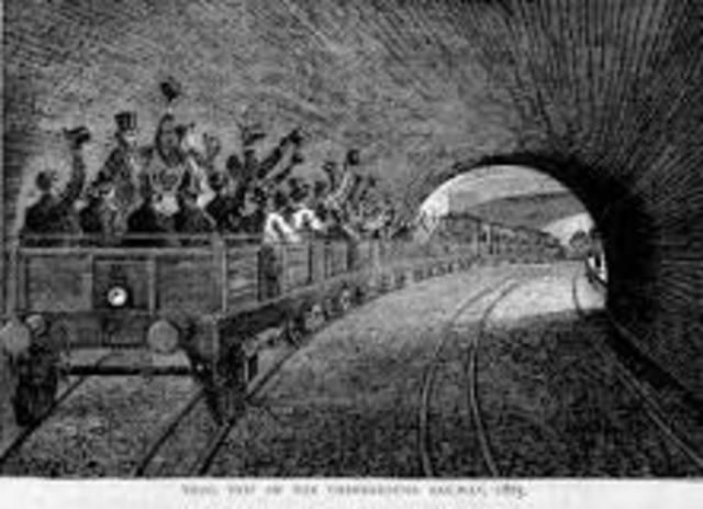 The first underground railway opens.