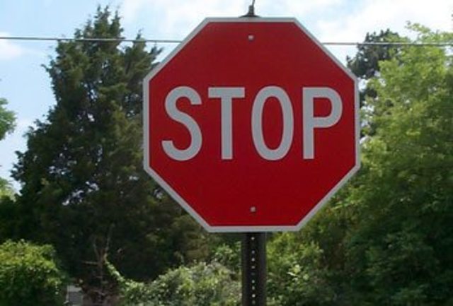 Stop sign