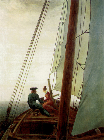 C. D. Friedrich, Sul veliero, 1818