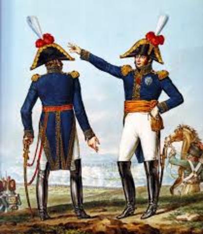 Napoleon becomes a general in the French Army
