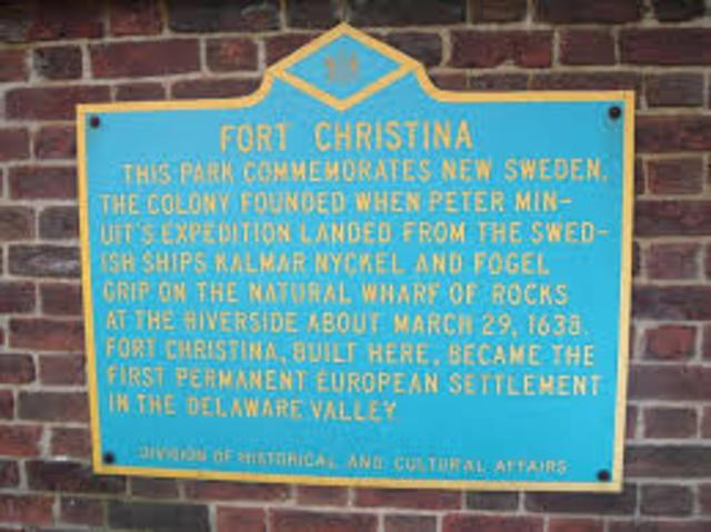 Swedes & Finns begin settling in the For Christina area