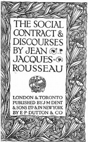 Jean-Jacques Rousseau published the Social Contract