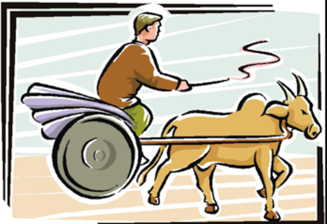 First wheels on cart