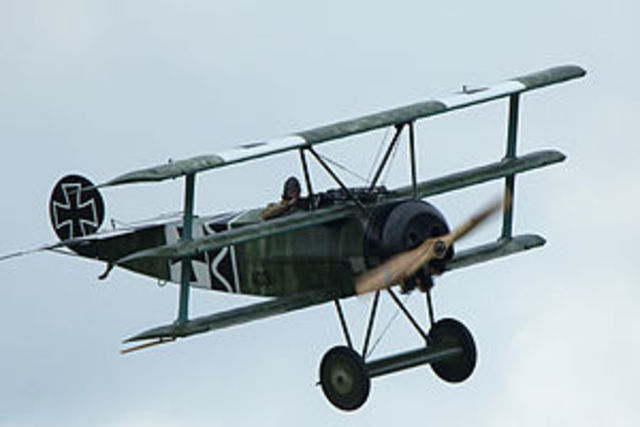 World War One fighter and bomber aircraft