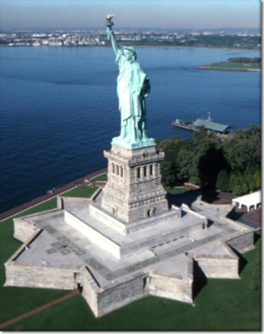 The Statue of Liberty,