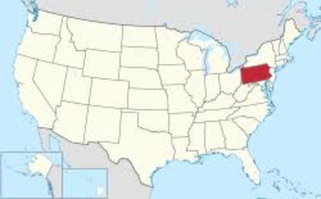 Pennsylvania is created