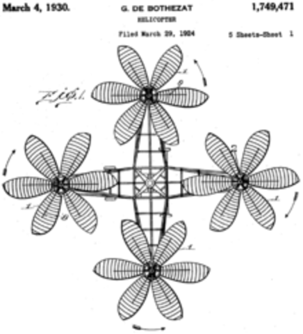 Georges de Bothezat writes a book on helicopter rotor theory.