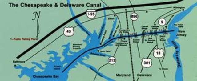 Delaware canal starts building