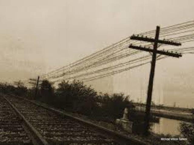 The World's First Telegraph Line Established