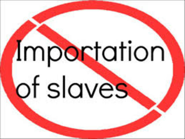 Pennsylvania Assembly banned importing of slaves