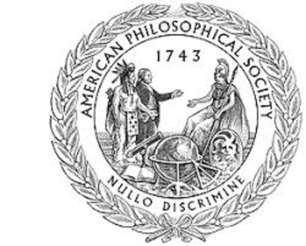 Benjamin Franklin established American Philosophical Society in Philadelphia