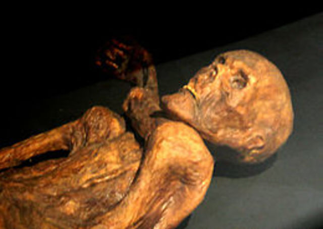 Ötzi overlijdt