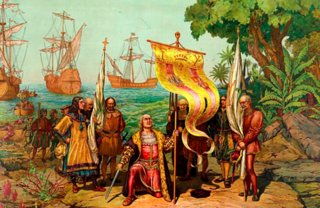 Christopher Columbus Land in the New World
