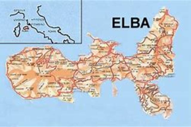 Napoleon is Exiled and Sent to Elba