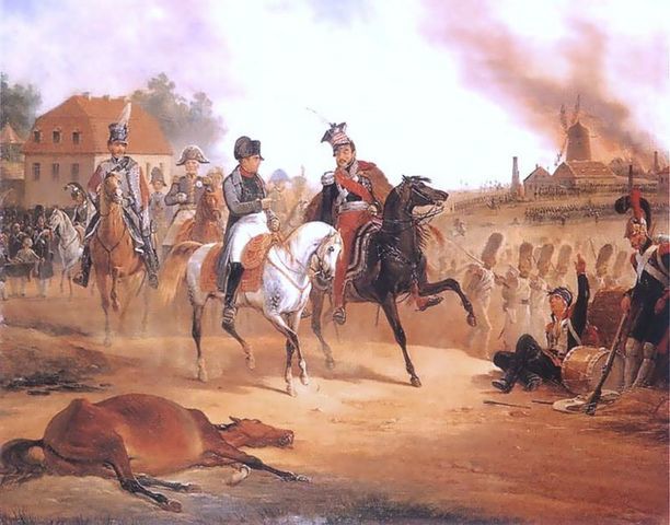 Defeat at Battle of Leipzig