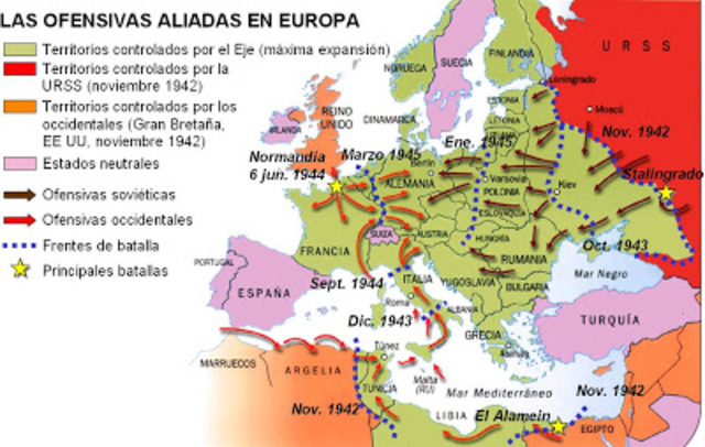 Comienzo de la invasión de Europa Occidental