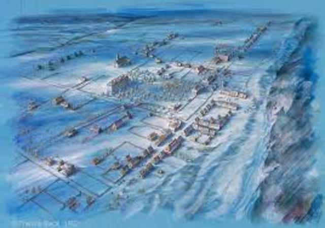 Founding of Ville-Marie by the Société de Notre-Dame de Montréal pour la conversion des Sauvages de la Nouvelle-France