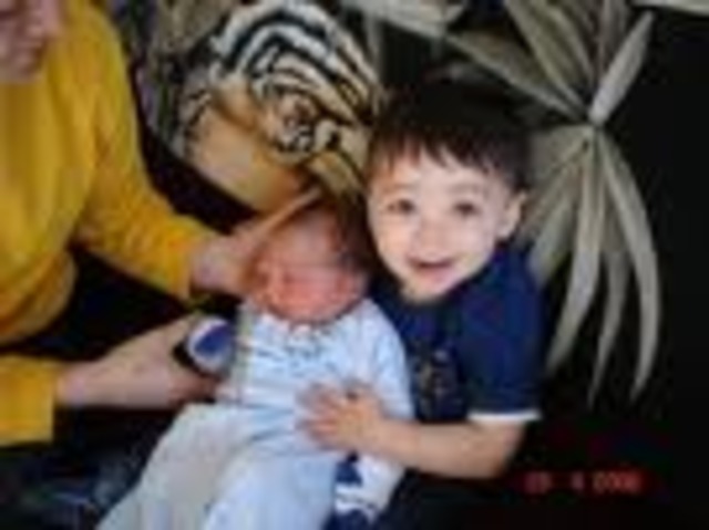 my little brother was born
