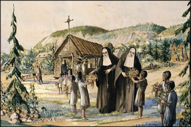 Founding of Ville-Marie by the Société de Notre-Dame de Montréal pour la conversion des Sauvages de la Nouvelle-France