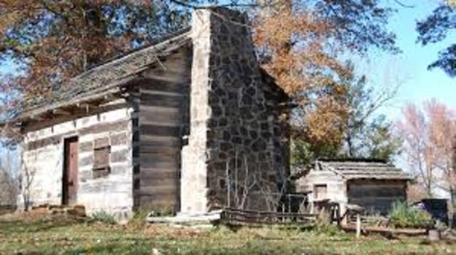 Lincoln's family relocates to Indiana.