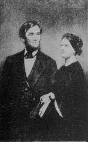 Abraham Lincoln Marries Mary Todd.