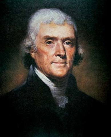 Thomas Jefferson was elected President