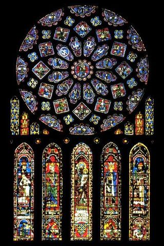 Colores utilizados en los vitrales