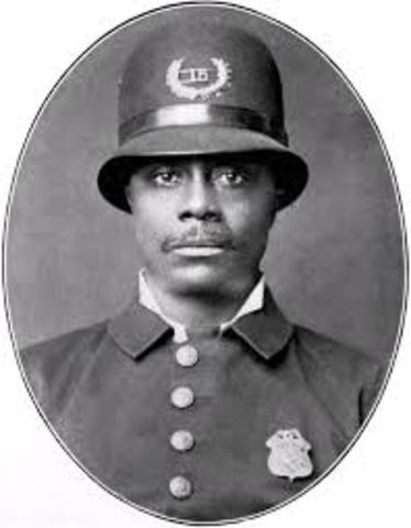 first african american officer shot