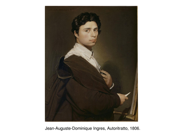 J.A.D. Ingres, Autoritratto, 1806.