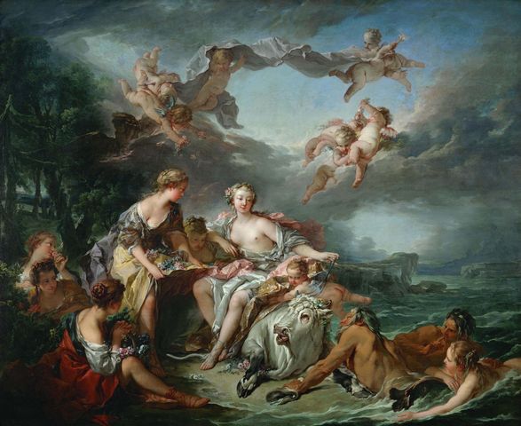 F.Boucher, Rapimento di Europa