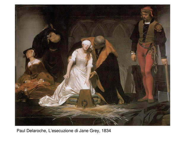 Paul Delaroche, L'esecuzione di Jane Grey, 1834