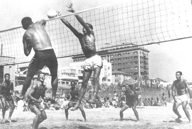 First Two-Man Beach Volleyball Tournament